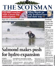 The Scotsman (UK) Newspaper Front Page for 11 February 2014
