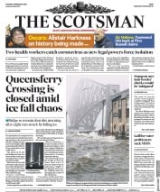 The Scotsman (UK) Newspaper Front Page for 11 February 2020