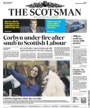 The Scotsman (UK) Newspaper Front Page for 11 March 2016
