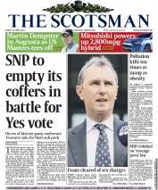 The Scotsman (UK) Newspaper Front Page for 11 April 2014