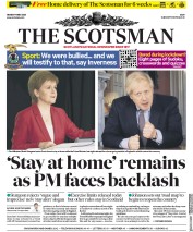 The Scotsman (UK) Newspaper Front Page for 11 May 2020