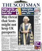 The Scotsman (UK) Newspaper Front Page for 11 June 2013