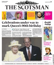 The Scotsman (UK) Newspaper Front Page for 11 June 2016