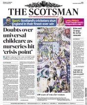 The Scotsman (UK) Newspaper Front Page for 11 June 2018