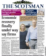 The Scotsman Newspaper Front Page (UK) for 11 July 2013