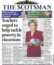 The Scotsman (UK) Newspaper Front Page for 11 September 2015