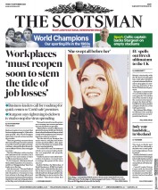 The Scotsman (UK) Newspaper Front Page for 11 September 2020