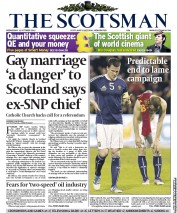 The Scotsman (UK) Newspaper Front Page for 12 October 2011