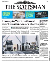 The Scotsman (UK) Newspaper Front Page for 12 January 2017