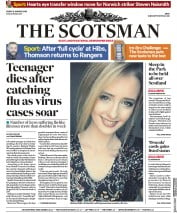 The Scotsman (UK) Newspaper Front Page for 12 January 2018