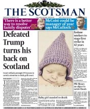The Scotsman (UK) Newspaper Front Page for 12 February 2014