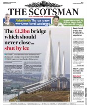 The Scotsman (UK) Newspaper Front Page for 12 February 2020