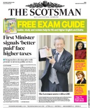The Scotsman (UK) Newspaper Front Page for 12 March 2016