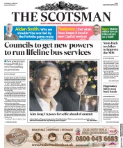 The Scotsman (UK) Newspaper Front Page for 12 June 2018