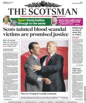 The Scotsman (UK) Newspaper Front Page for 12 July 2017