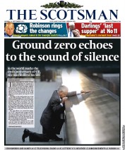The Scotsman (UK) Newspaper Front Page for 12 September 2011