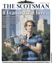 The Scotsman (UK) Newspaper Front Page for 12 September 2012