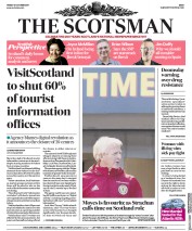 The Scotsman (UK) Newspaper Front Page for 13 October 2017