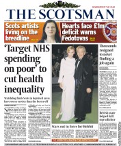 The Scotsman (UK) Newspaper Front Page for 13 December 2012