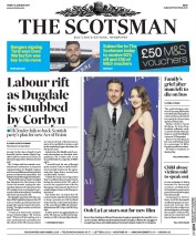 The Scotsman (UK) Newspaper Front Page for 13 January 2017