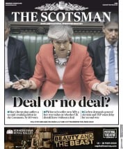 The Scotsman (UK) Newspaper Front Page for 13 March 2019