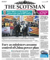The Scotsman (UK) Newspaper Front Page for 13 April 2018