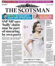 The Scotsman (UK) Newspaper Front Page for 13 May 2019