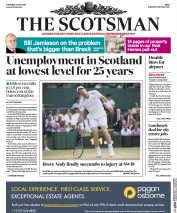 The Scotsman (UK) Newspaper Front Page for 13 July 2017