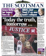 The Scotsman (UK) Newspaper Front Page for 13 September 2012