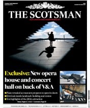 The Scotsman (UK) Newspaper Front Page for 13 September 2018
