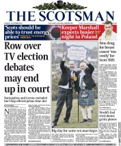 The Scotsman Newspaper Front Page (UK) for 14 October 2014