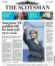 The Scotsman (UK) Newspaper Front Page for 14 October 2016