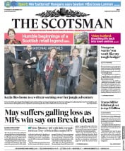 The Scotsman (UK) Newspaper Front Page for 14 December 2017