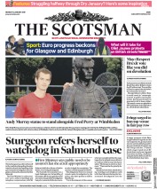 The Scotsman (UK) Newspaper Front Page for 14 January 2019