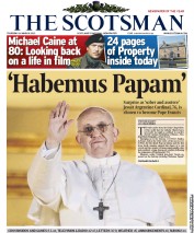 The Scotsman Newspaper Front Page (UK) for 14 March 2013