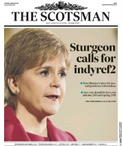 The Scotsman (UK) Newspaper Front Page for 14 March 2017