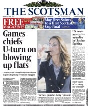 The Scotsman (UK) Newspaper Front Page for 14 April 2014