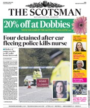 The Scotsman (UK) Newspaper Front Page for 14 May 2016