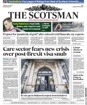 The Scotsman (UK) Newspaper Front Page for 14 July 2020