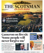 The Scotsman (UK) Newspaper Front Page for 14 September 2019