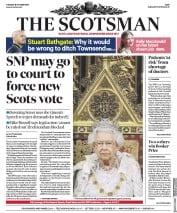 The Scotsman (UK) Newspaper Front Page for 15 October 2019