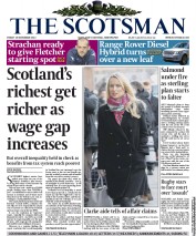 The Scotsman Newspaper Front Page (UK) for 15 November 2013