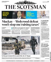 The Scotsman (UK) Newspaper Front Page for 15 December 2016