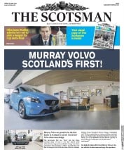 The Scotsman (UK) Newspaper Front Page for 15 April 2016