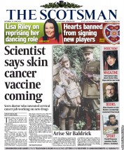 The Scotsman (UK) Newspaper Front Page for 15 June 2013