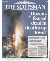 The Scotsman (UK) Newspaper Front Page for 15 June 2017