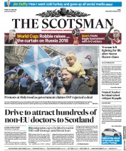 The Scotsman (UK) Newspaper Front Page for 15 June 2018