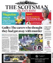 The Scotsman (UK) Newspaper Front Page for 15 June 2019