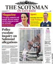 The Scotsman (UK) Newspaper Front Page for 15 September 2018