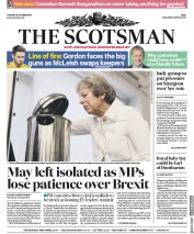 The Scotsman (UK) Newspaper Front Page for 16 October 2018
